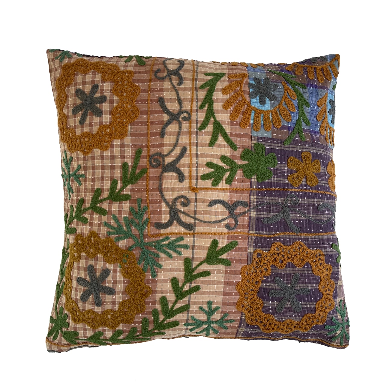 Trille Suzani Kantha Pudebetræk - Nr. 04