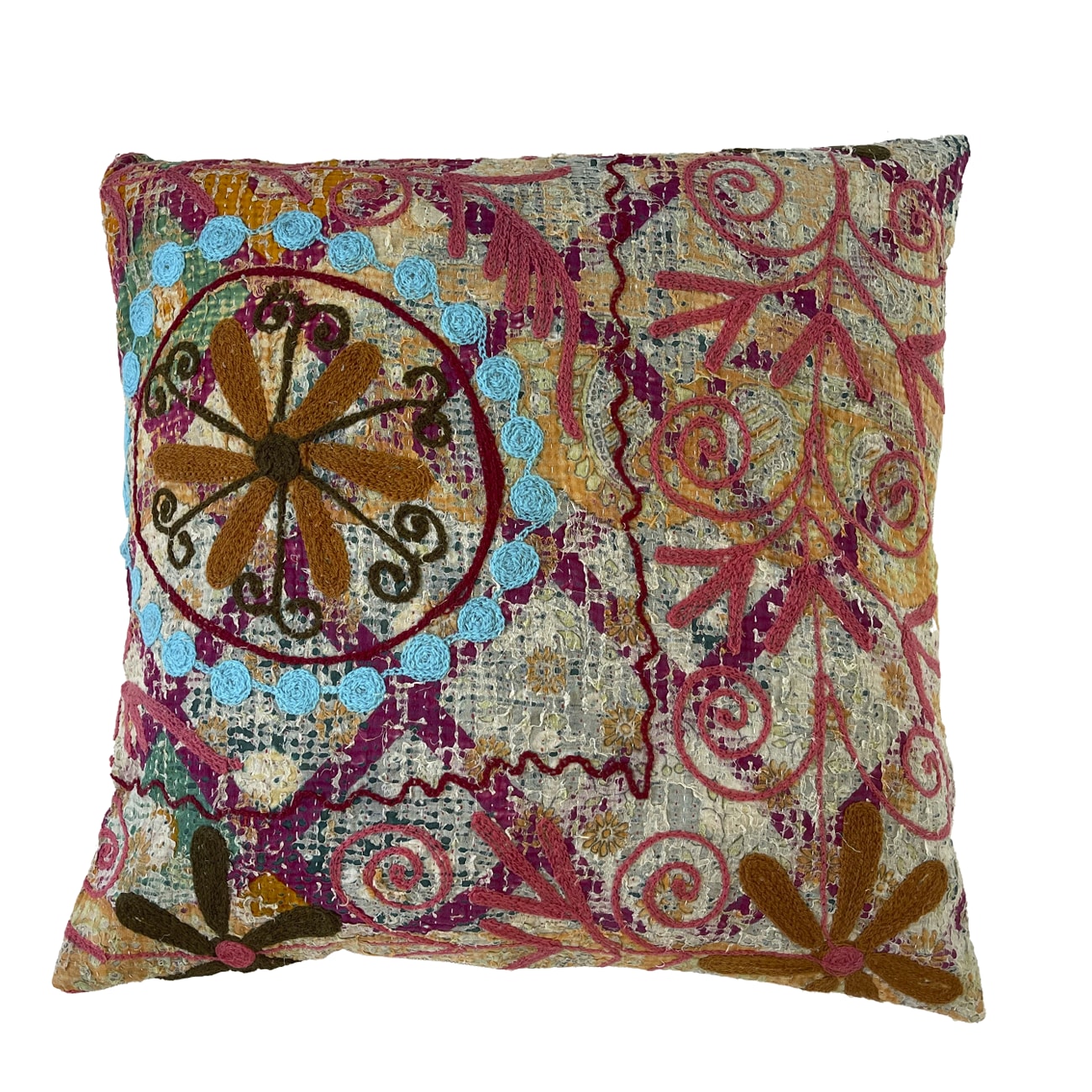 Trille Suzani Kantha Pudebetræk - Nr. 20