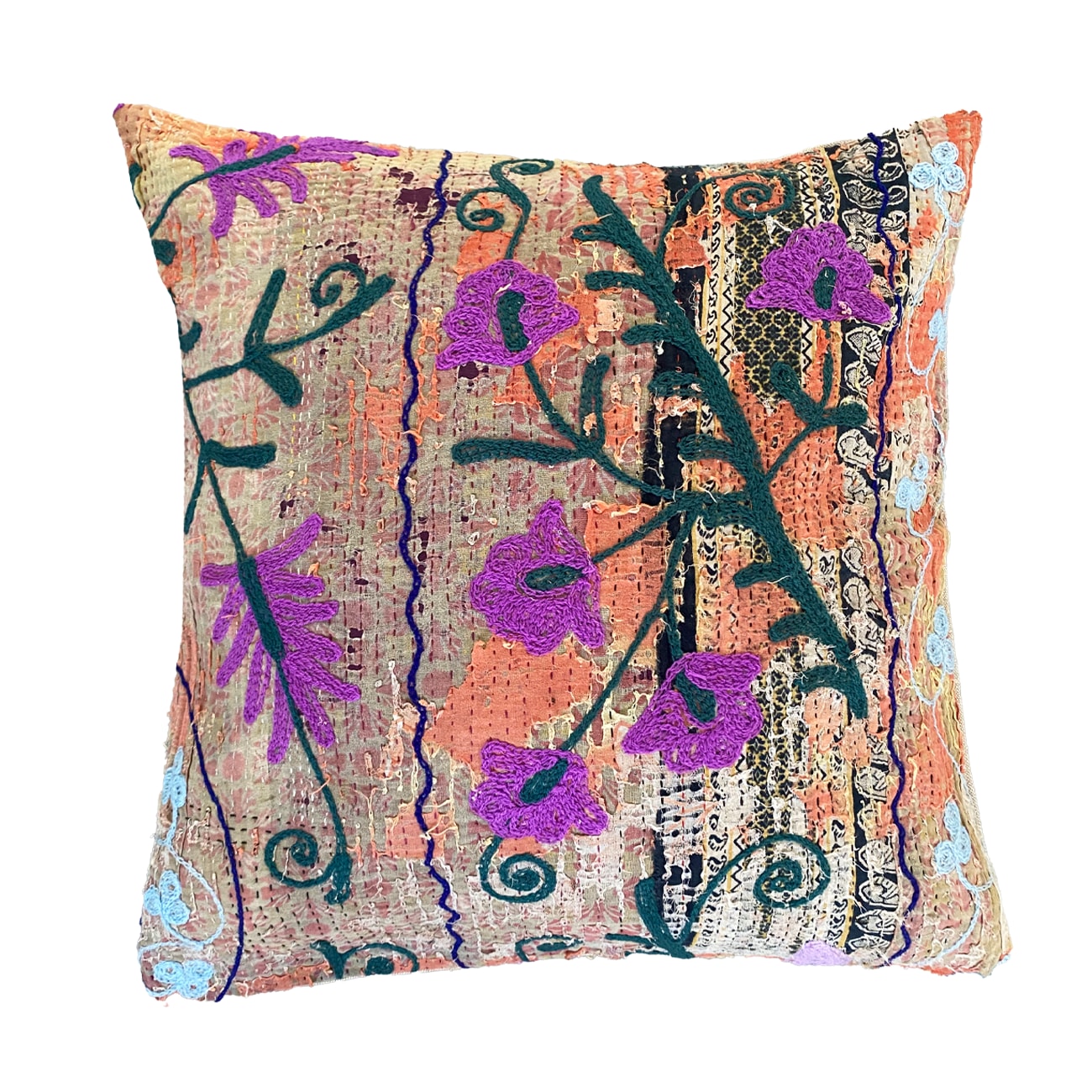 Trille Suzani Kantha Pudebetræk - Nr. 30