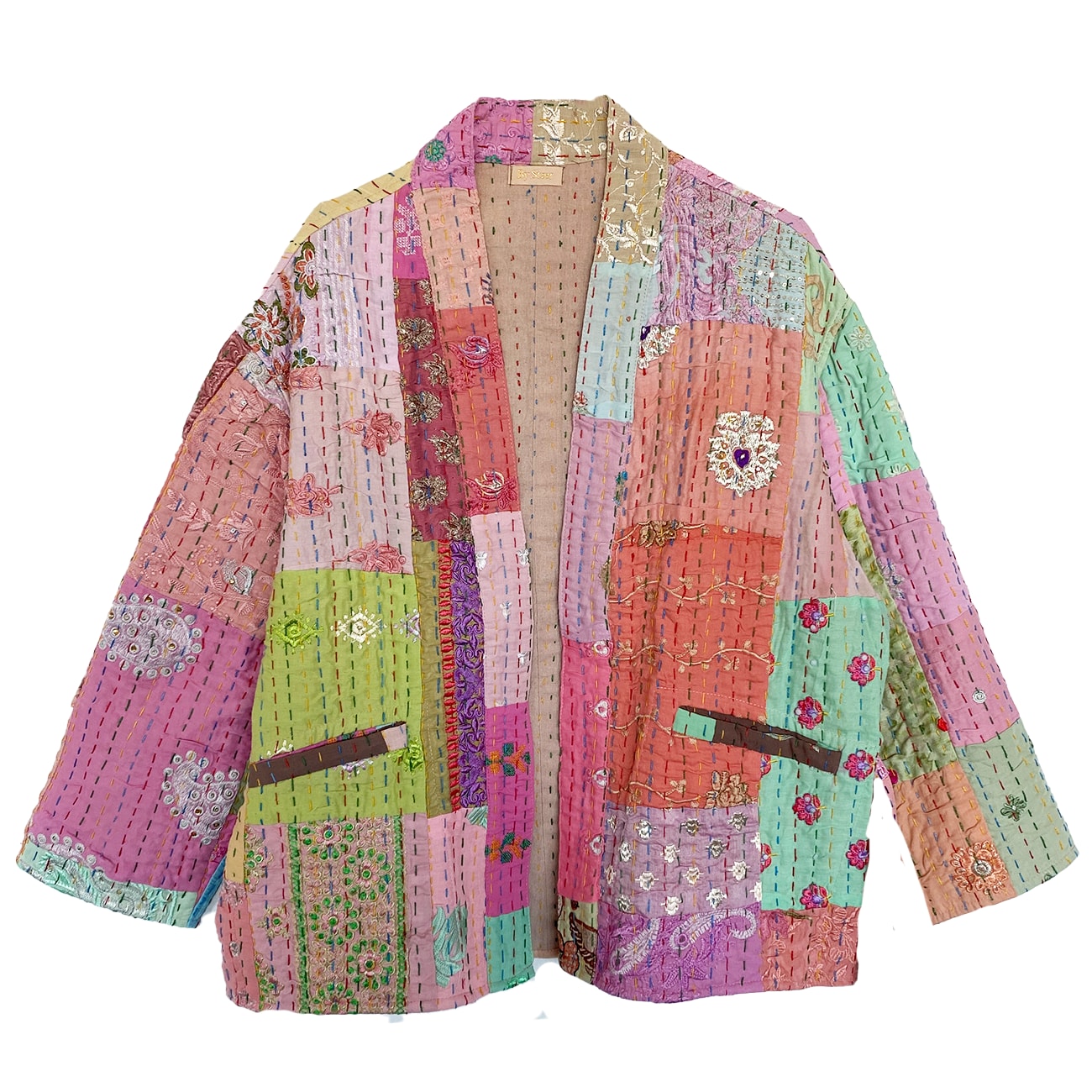 Julie Patchwork Jakke - Onesize - Nr. 12