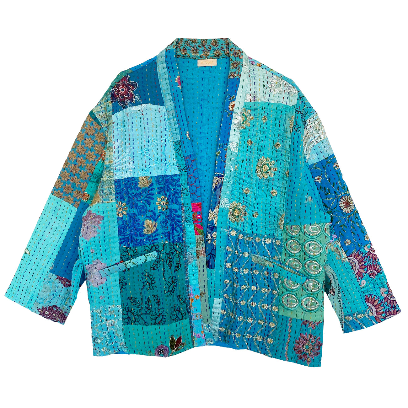 Julie Patchwork Jakke - Onesize - Nr. 31