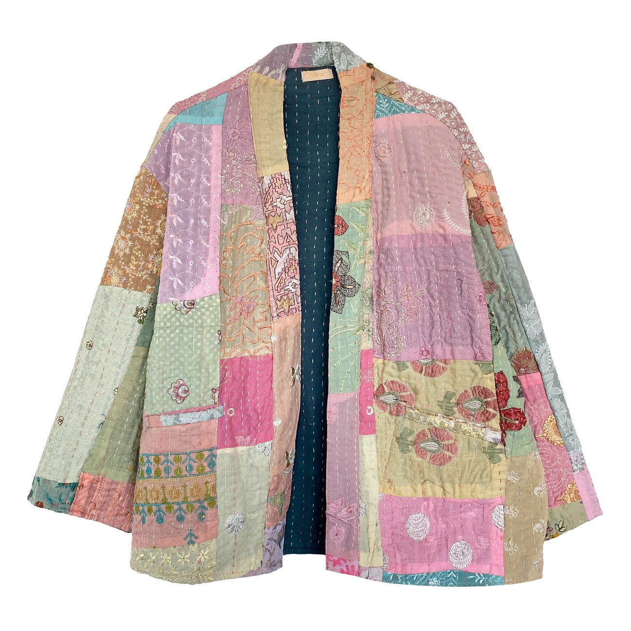Julie Patchwork Jakke - Onesize - Nr. 72