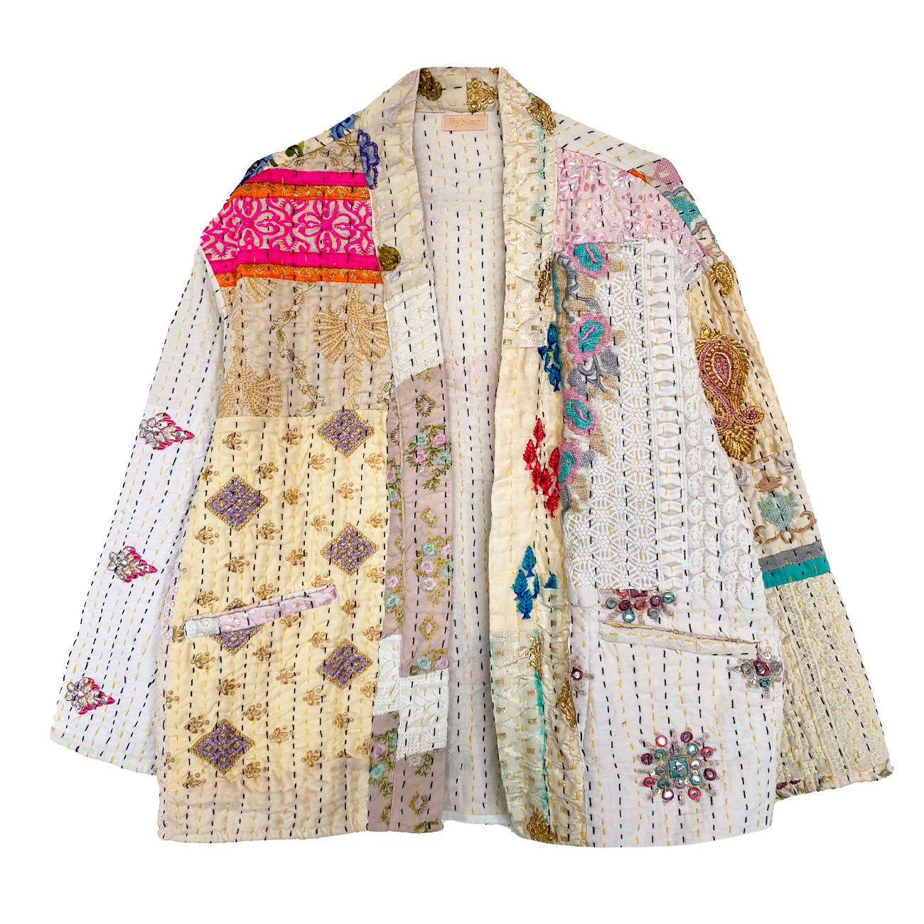 Julie Patchwork Jakke - Onesize - Nr. 82
