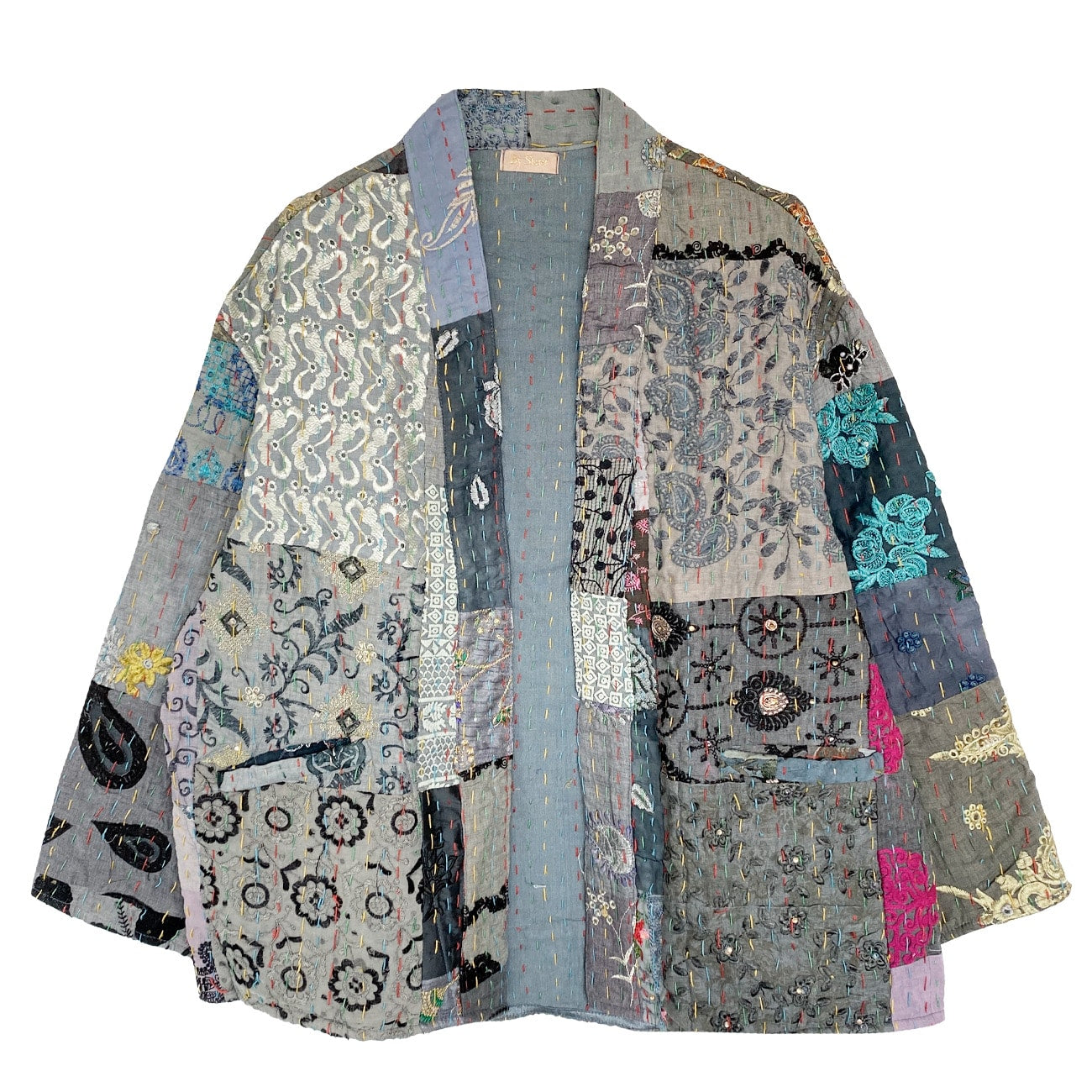 Julie Patchwork Jakke - Onesize - Nr. 106