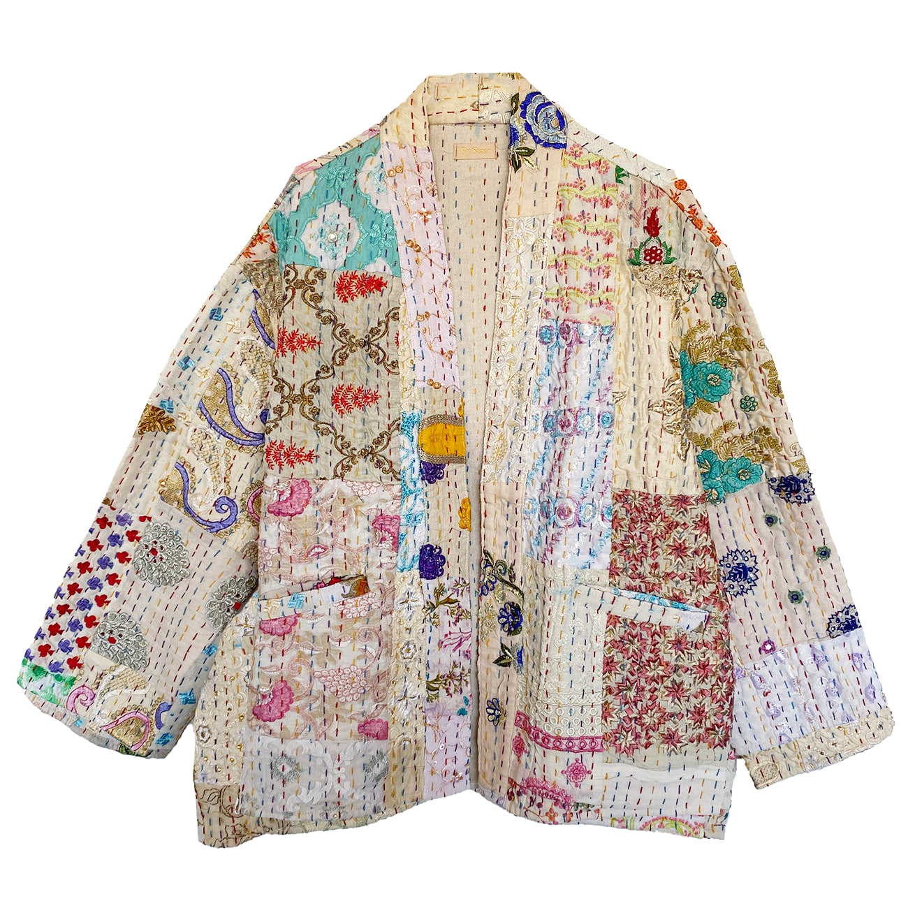 Julie Patchwork Jakke - Onesize - Nr. 53