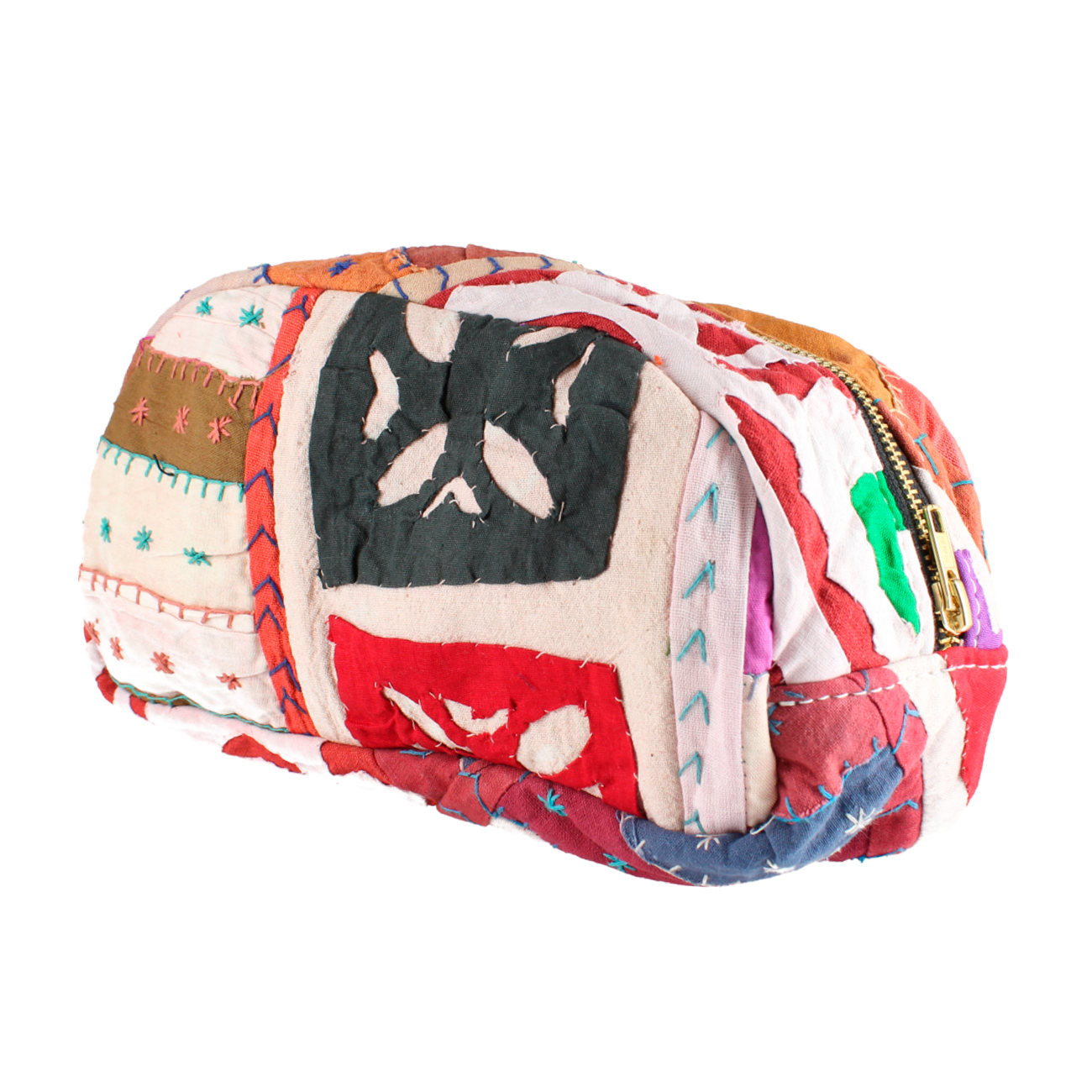 Mila Patchwork Makeup Taske - Nr. 05