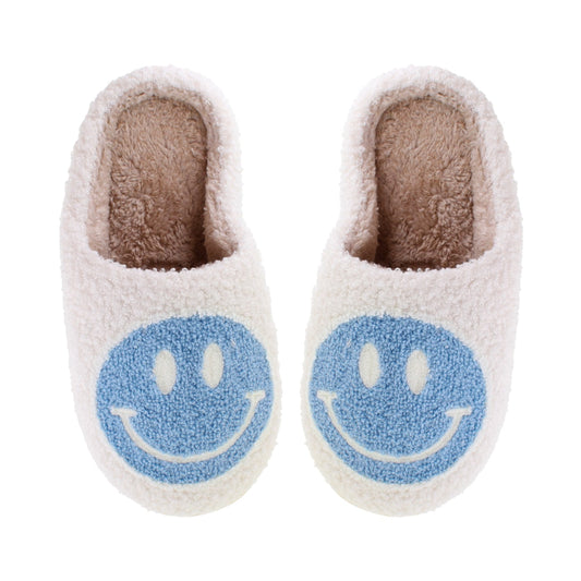 Slippers Smiley - Børn - Hvid/Blå