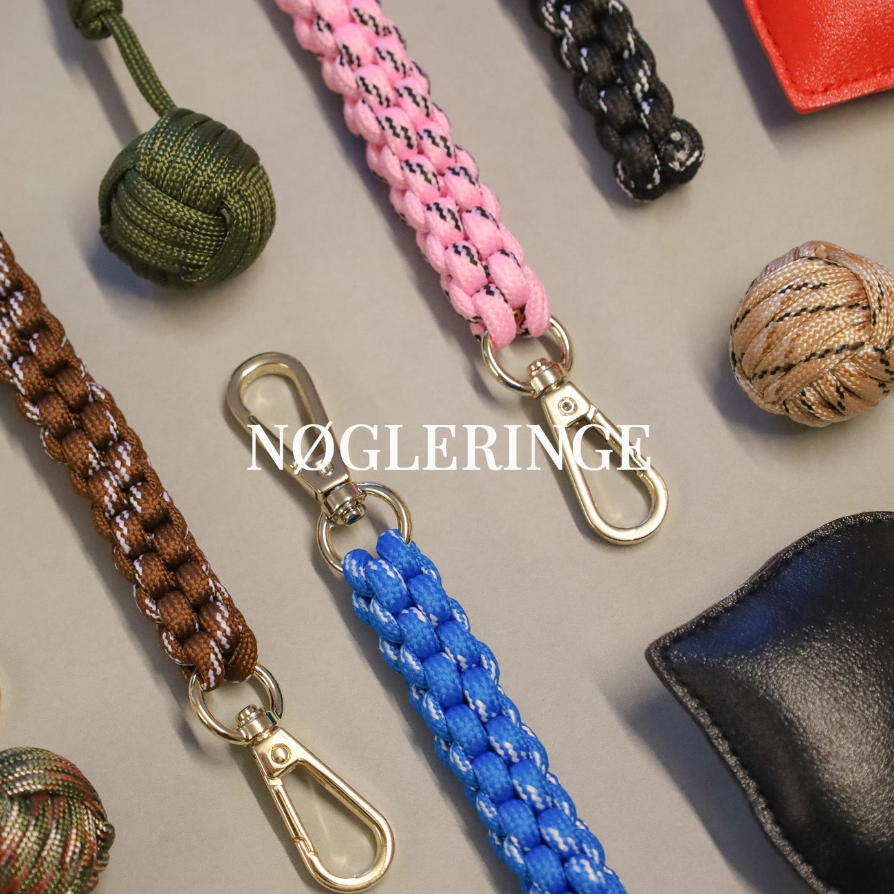 Nøgleringe (bag charms)