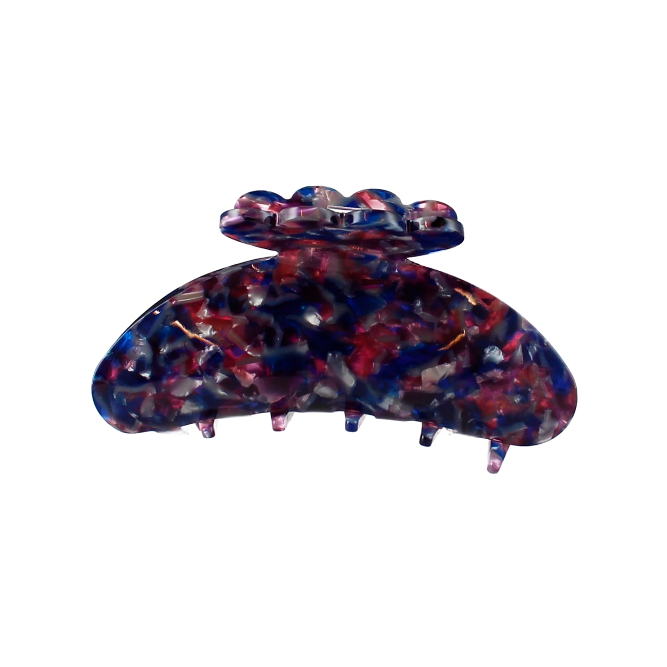 Asta Hårklemme - Lilla/Blå Meleret