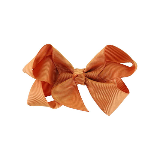 Klassisk Sløjfe - Warm Orange - 8 cm