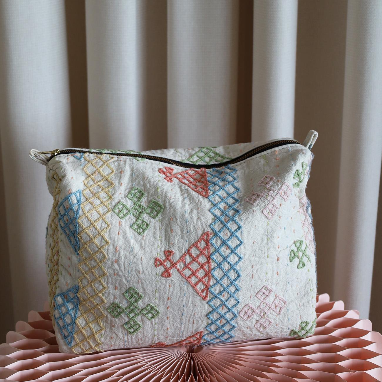 Juna Broderet S Toilettaske - Nr. 18