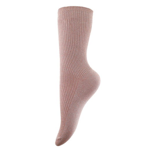 Strømper - Onesize - Glimmer Lysebrun