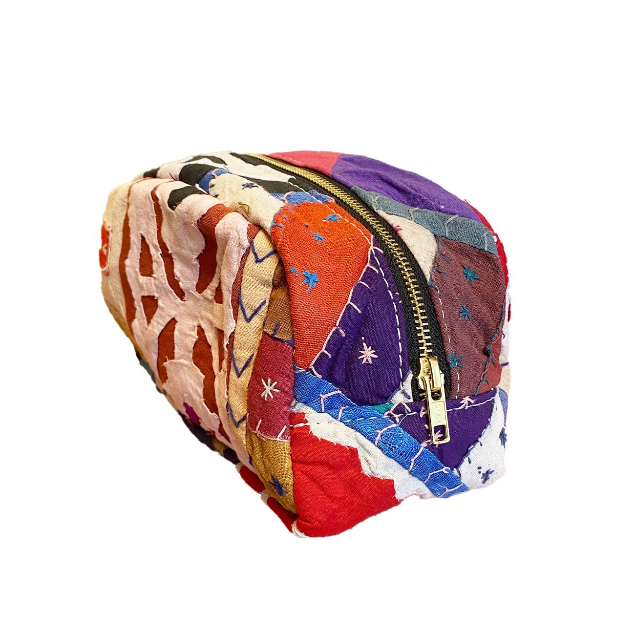 Mila Patchwork Makeup Taske - Nr. 26