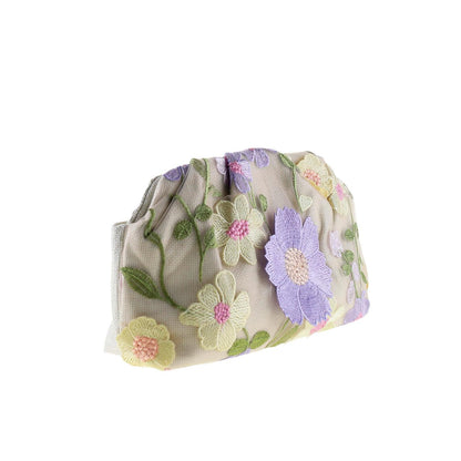 Rosalie Taske - Beige/Lilla Multi
