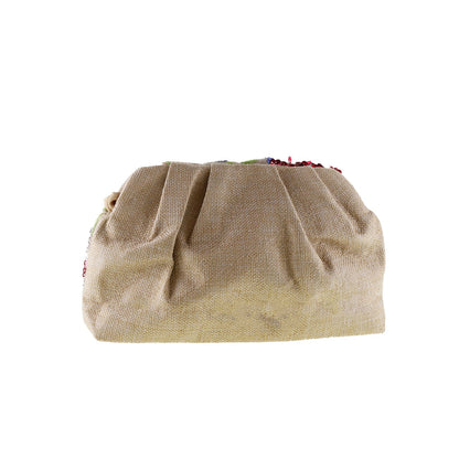Adelia Taske - Beige/Rød Multi