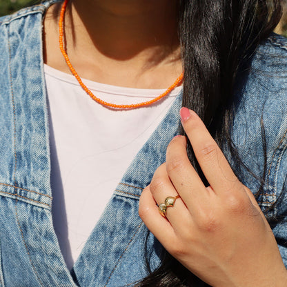 Ella Halskæde - Orange