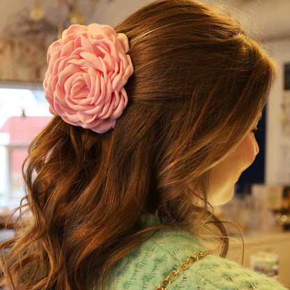 Daisy Hårklemme - Stor - Pastel Rosa