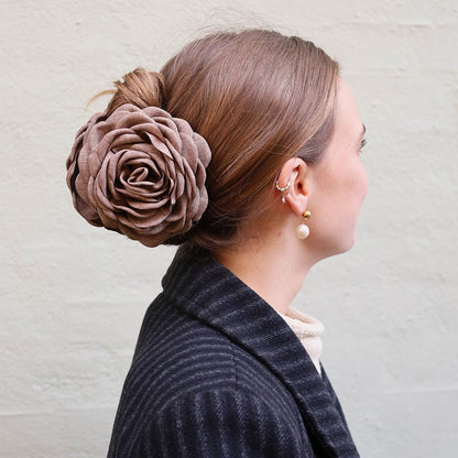 Daisy Hårklemme - Stor - Latte