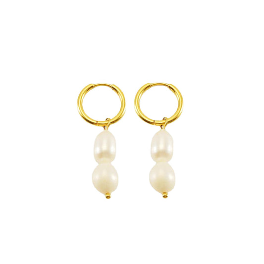 Abbey Øreringe - Forgyldt