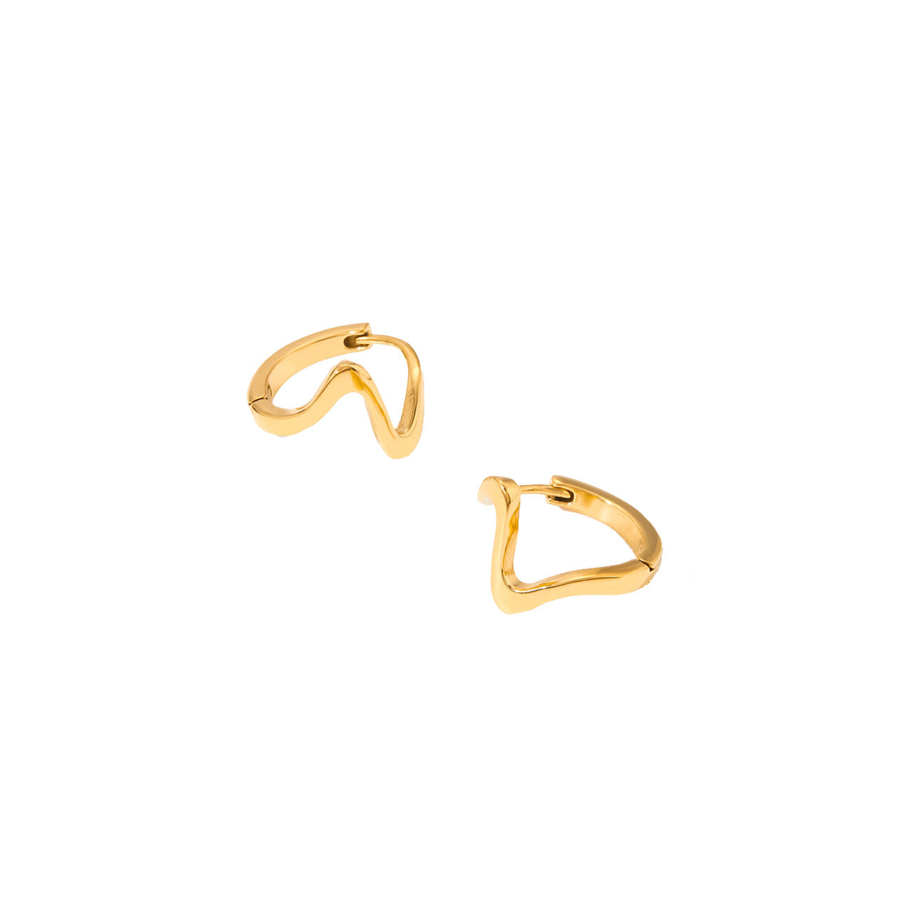 Seraphina Øreringe - Forgyldt