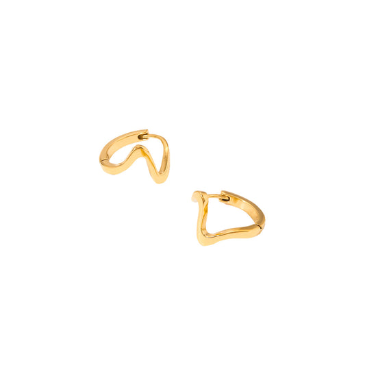 Seraphina Øreringe - Forgyldt