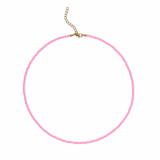 Ella Halskæde - Pastel Rosa