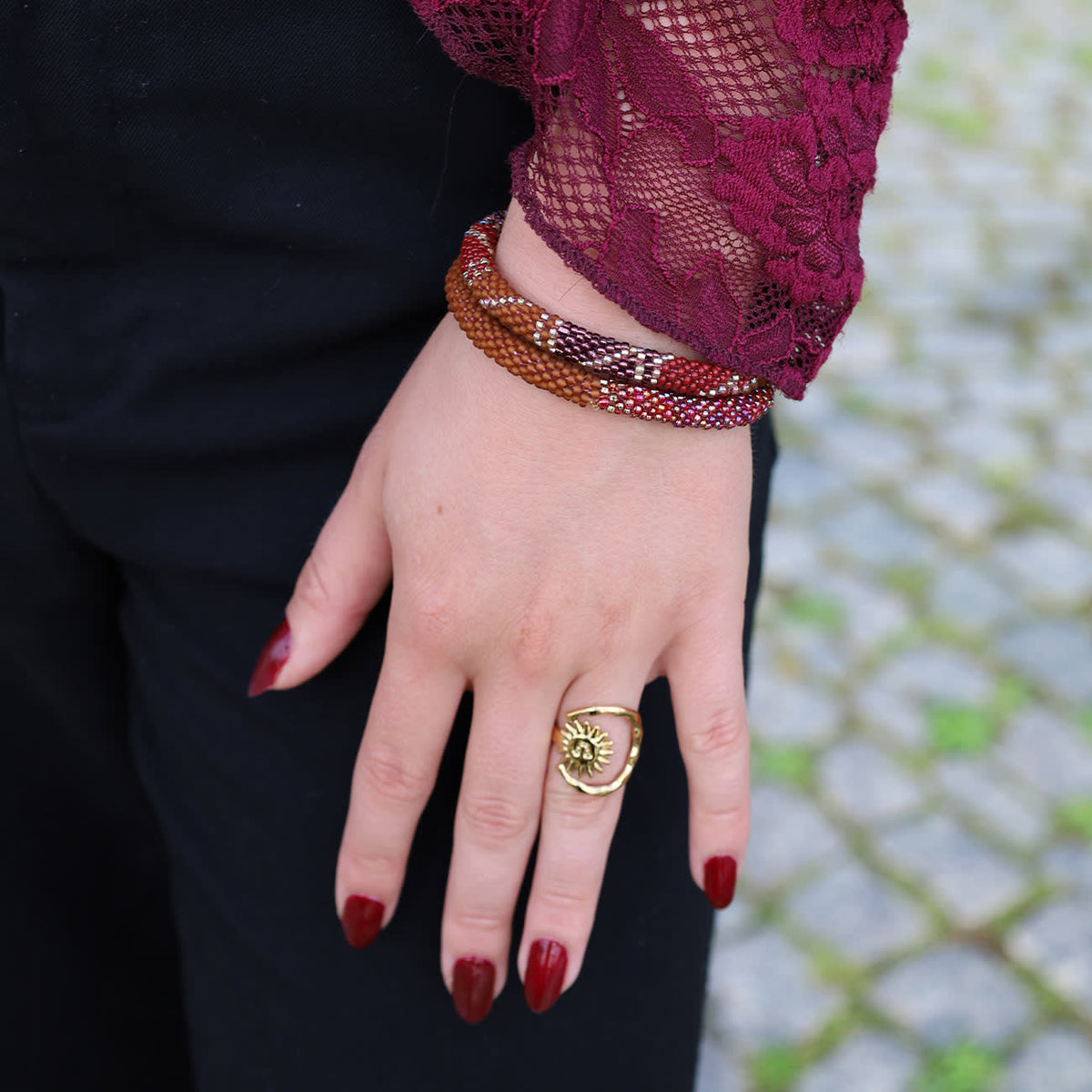 Betine Ring - Forgyldt