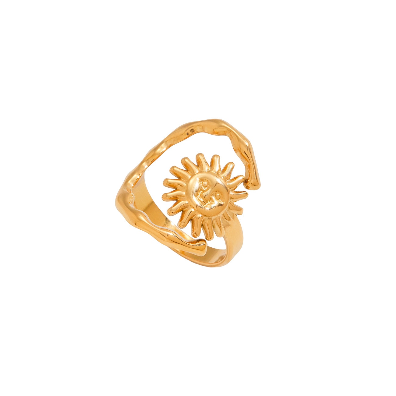 Betine Ring - Forgyldt