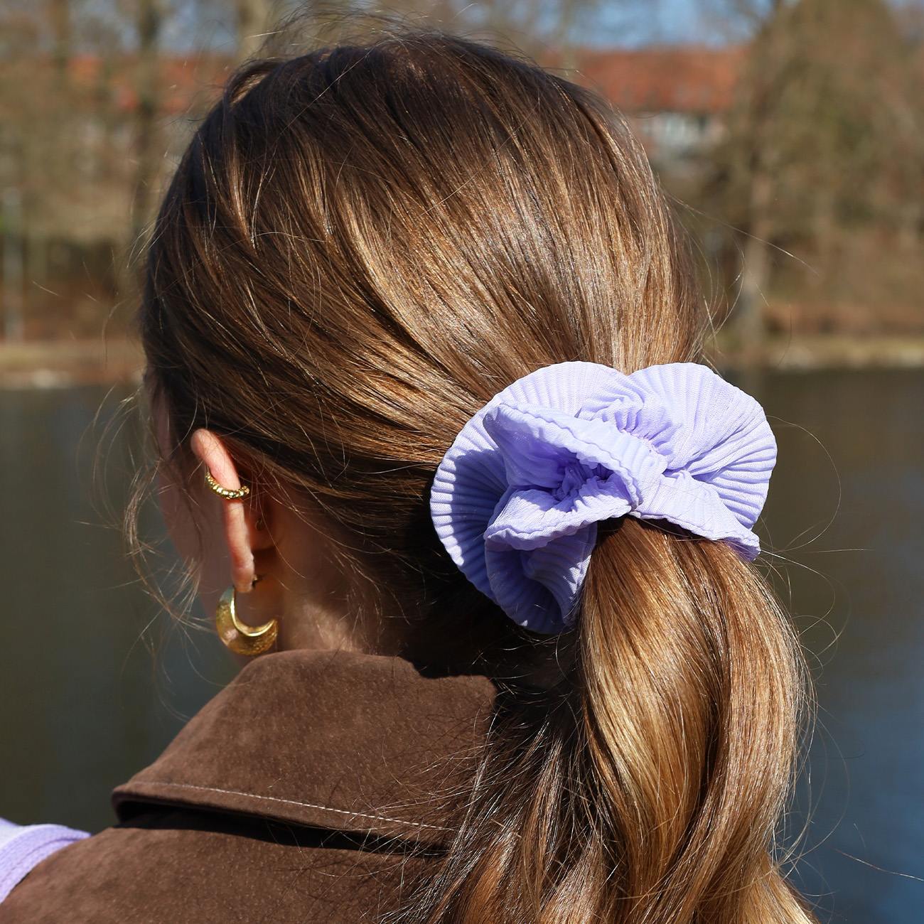 Kaisa Scrunchie - Pastel Lilla