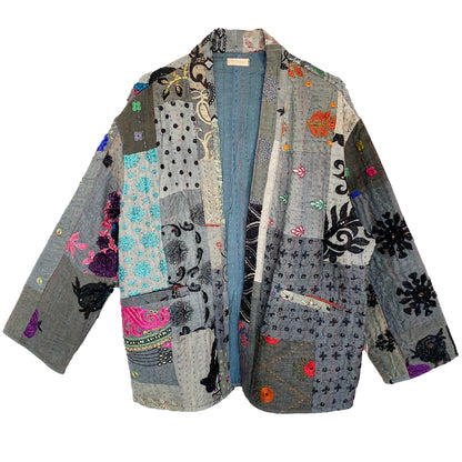 Julie Patchwork Jakke - Onesize - Nr. 22