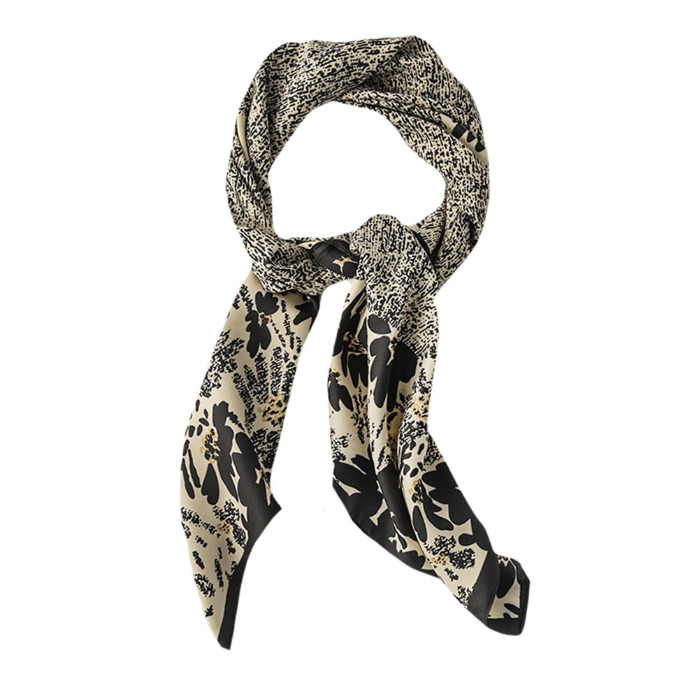 Sascha Tørklæde - Sand/Sort