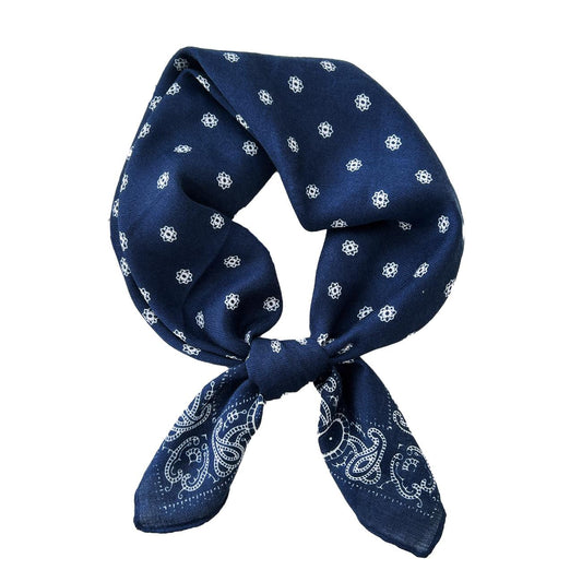 Tiana Tørklæde - Navy/Hvid