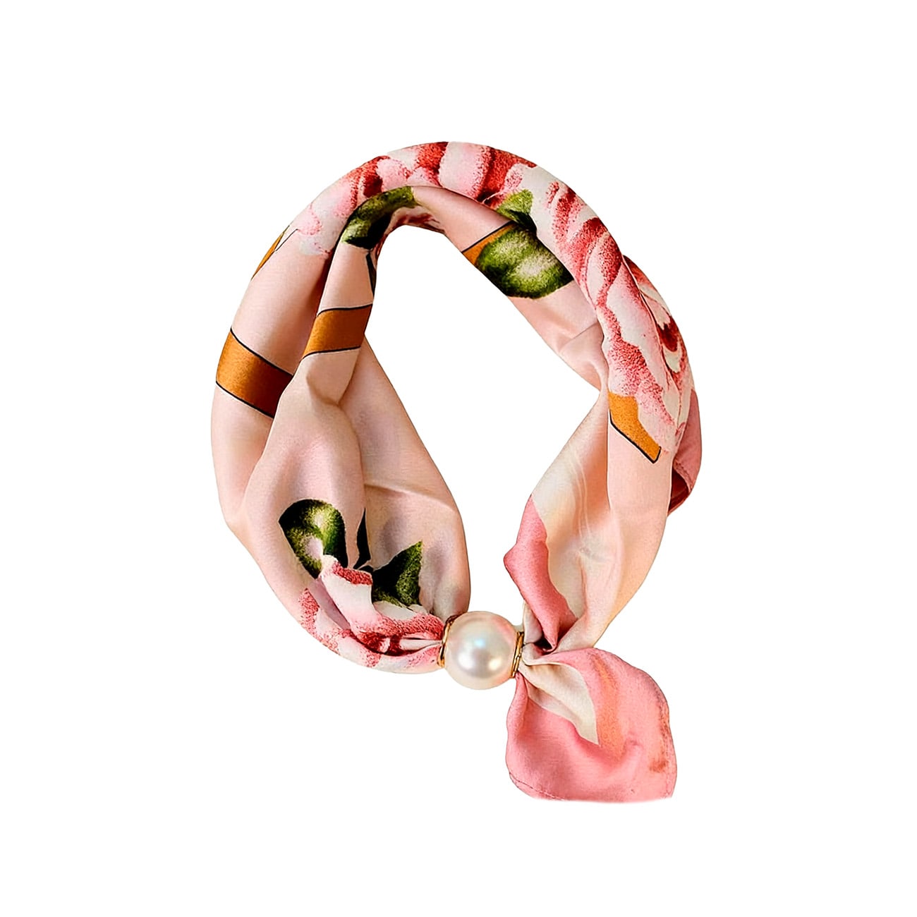 Nova Tørklæde - Rosa/Grøn (FORUDBESTILLING)