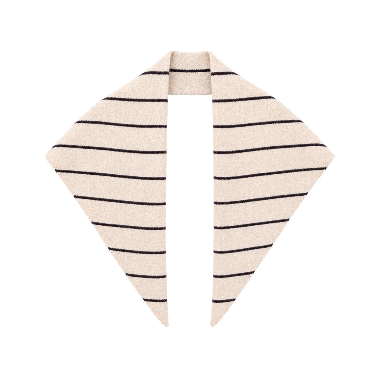 Marwa Tørklæde - Strib Beige/Sort (FORUDBESTILLING)