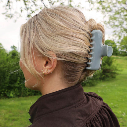 Sophia Hårklemme - Stor - Dueblå