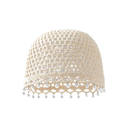 Zola Hæklet Skull Hat - Creme