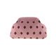 Alba Clutch - Prikker Rosa/Brun