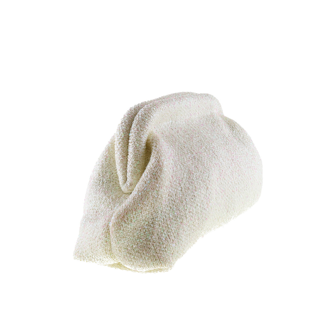 Alba Clutch - Råhvid Glimmer (FORUDBESTILLING)