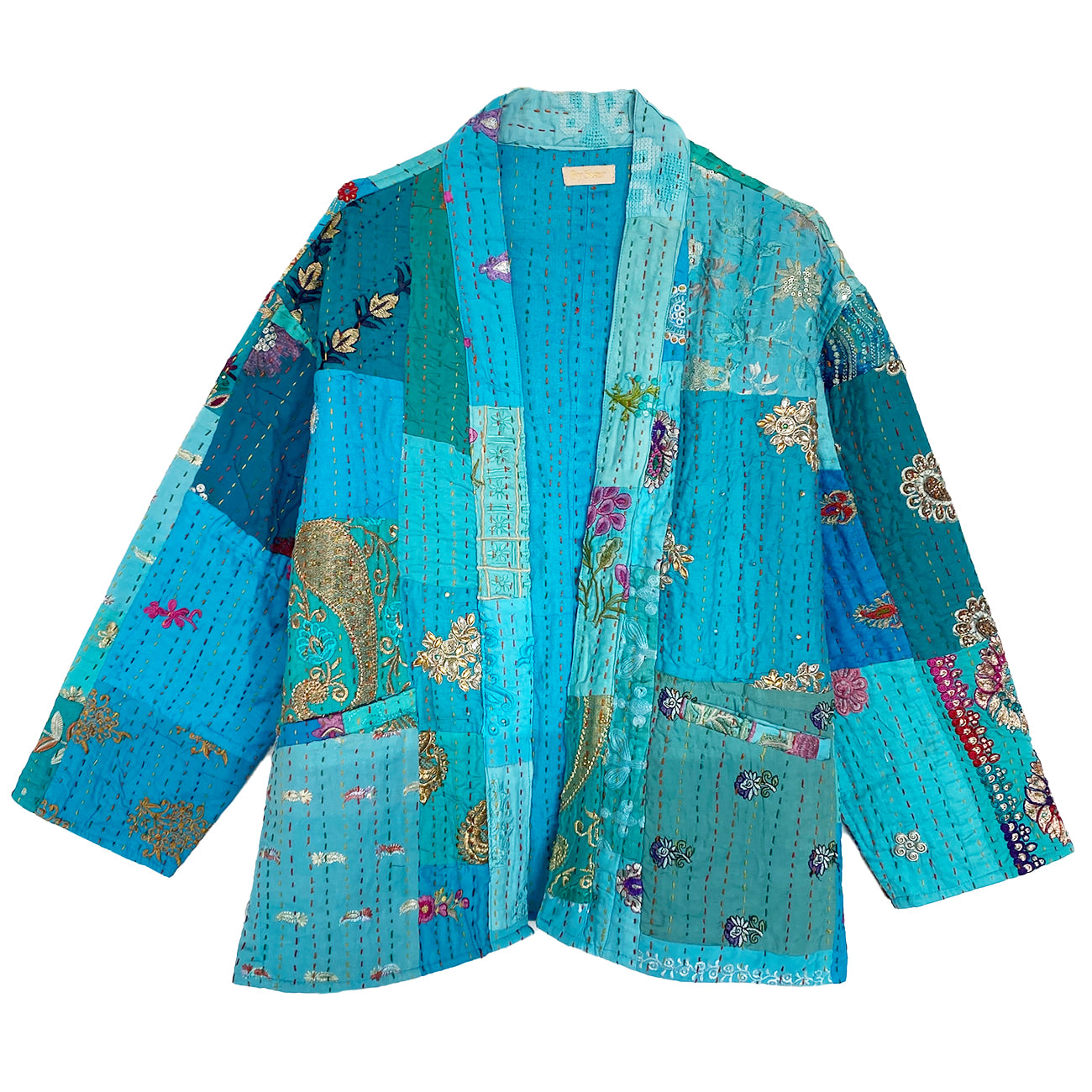 Julie Patchwork Jakke - Onesize - Nr. 58
