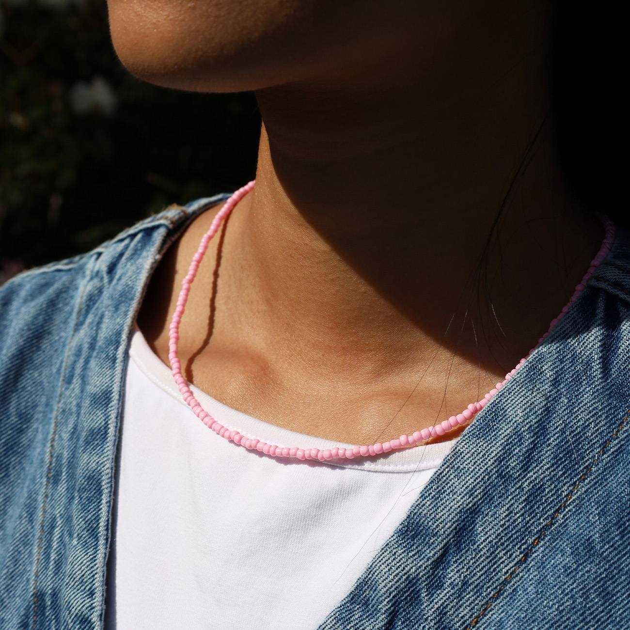 Ella Halskæde - Pastel Rosa