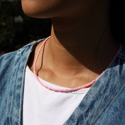 Ella Halskæde - Pastel Rosa