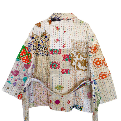 Julie Patchwork Jakke - Onesize - Nr. 50