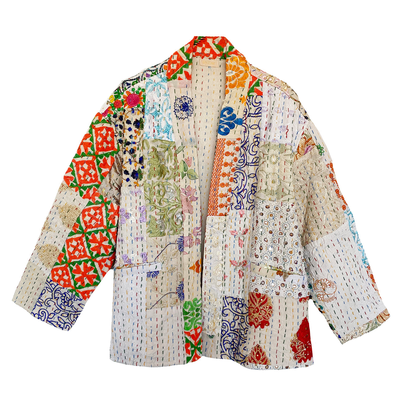 Julie Patchwork Jakke - Onesize - Nr. 49
