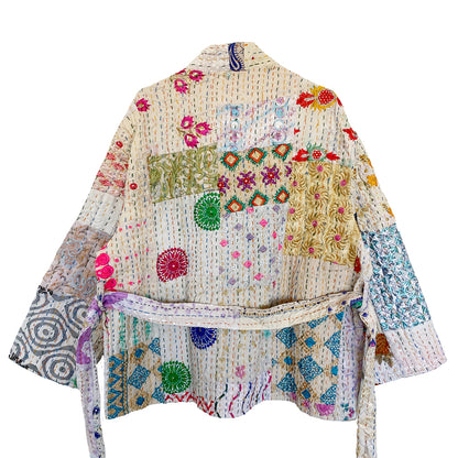 Julie Patchwork Jakke - Onesize - Nr. 51