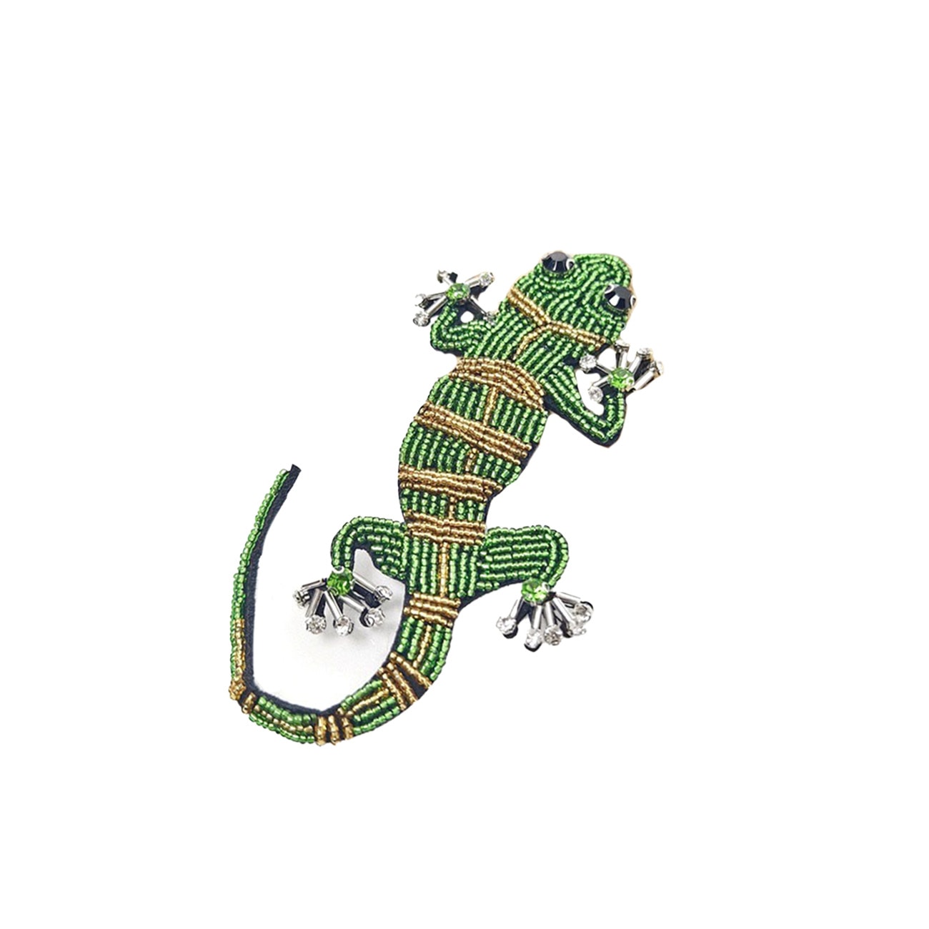 Firben Broche - Grøn