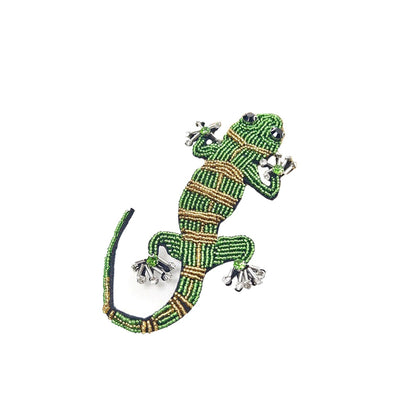 Firben Broche - Grøn