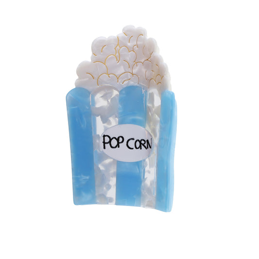Popcorn Hårklemme - Lyseblå (FORUDBESTILLING)