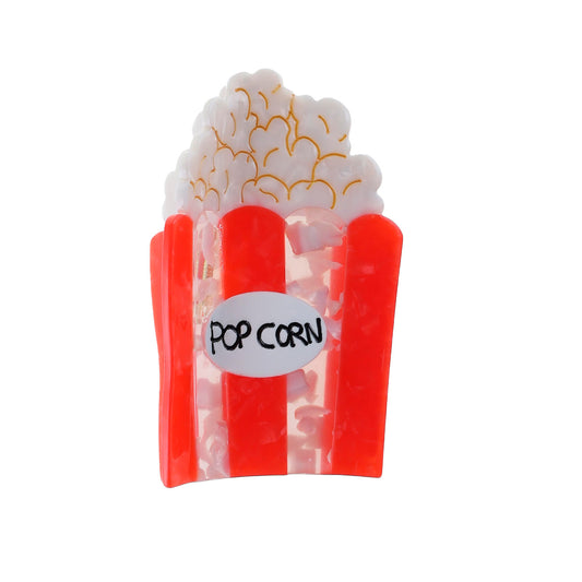Popcorn Hårklemme - Rød