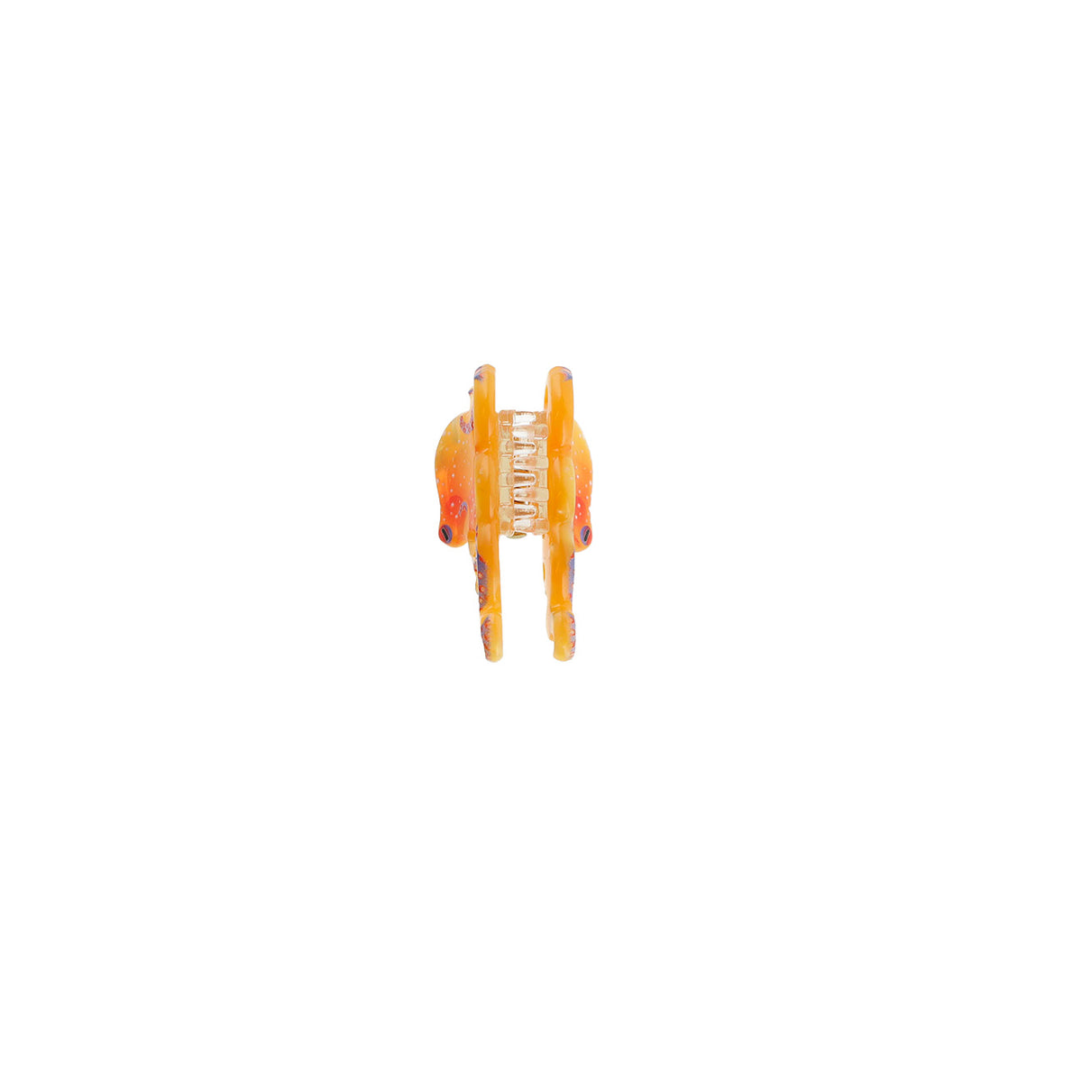 Mini Blæksprutte Hårklemme - Orange