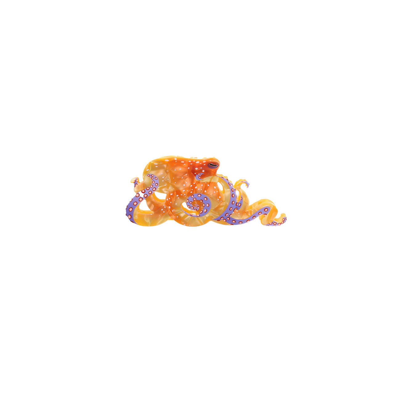 Mini Blæksprutte Hårklemme - Orange (FORUDBESTILLING)